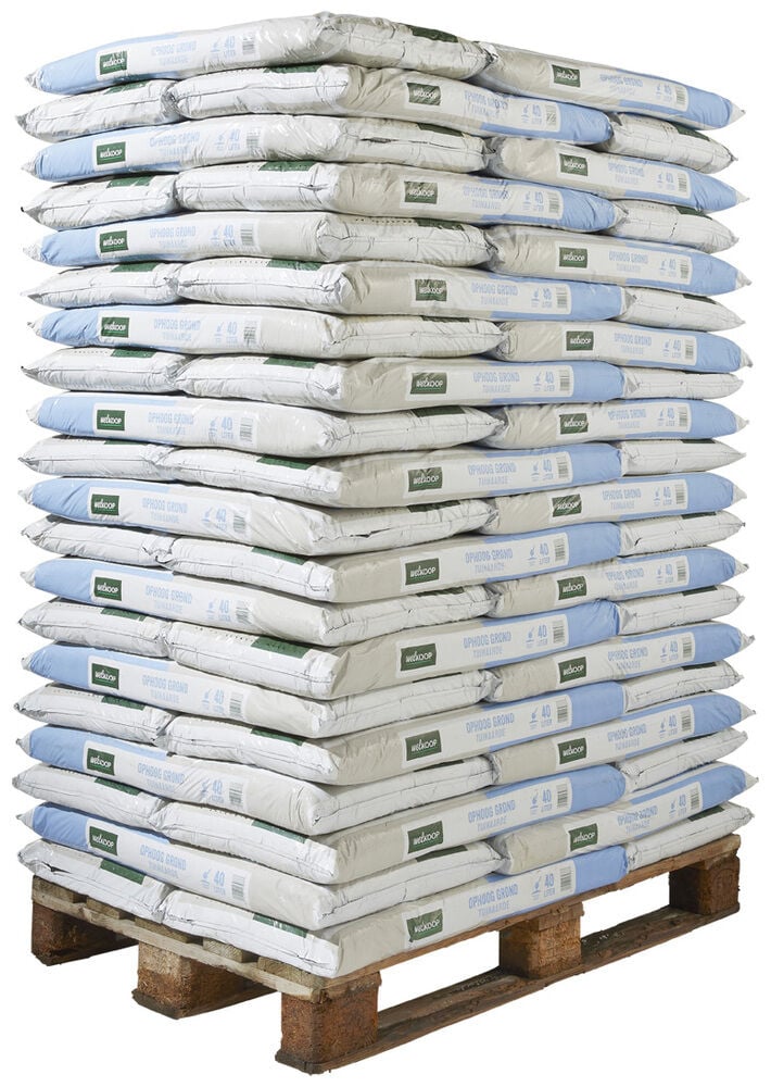 Welkoop Ophooggrond - Tuinaarde 40L Pallet - 60 stuks