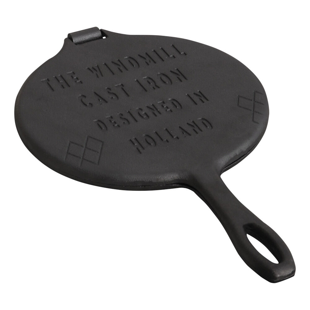 The Windmill Cast Iron - Stroopwafelijzer - Zwart
