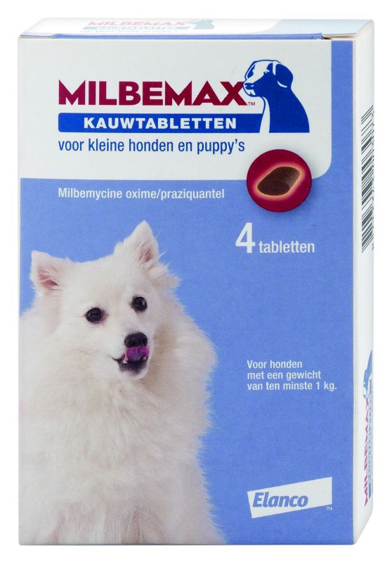 Milbemax Kauwtablet Hond - Wormenmiddel - 4 Stuks - M Milbemax Kauwtablet Hond - Wormenmiddel - 4 Stuks - M