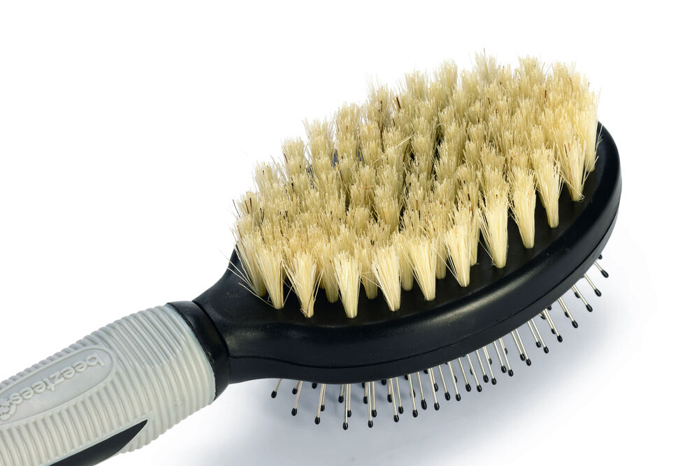 Beeztees - Combiborstel - Zwart - L