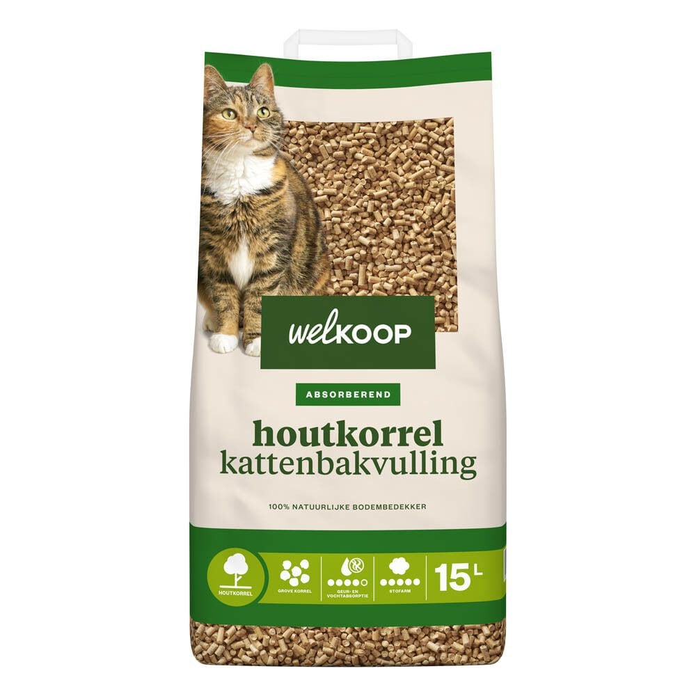 Welkoop Houtkorrel - Kattenbakvulling