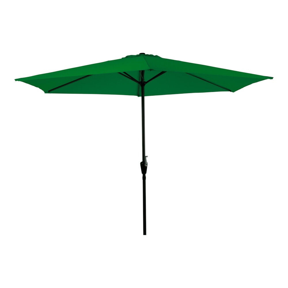Lesli Living Gemini Stokparasol - Parasol - Donker groen - 300 cm Lesli Living Gemini Stokparasol - Parasol - Donker groen - 300 cm