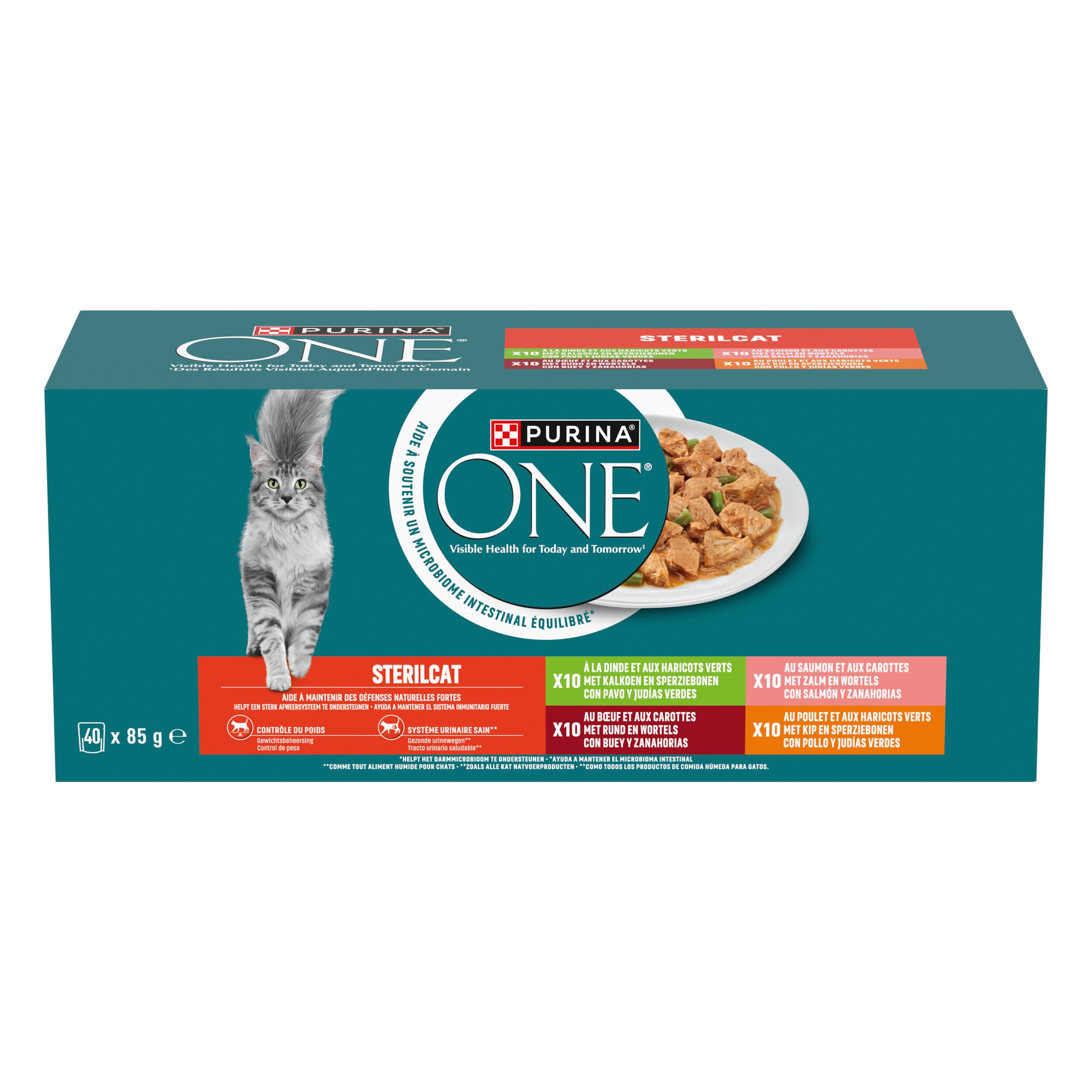 Purina One Sterilcat - Kattenvoer - 40x85 gram Purina One Sterilcat - Kattenvoer - 40x85 gram