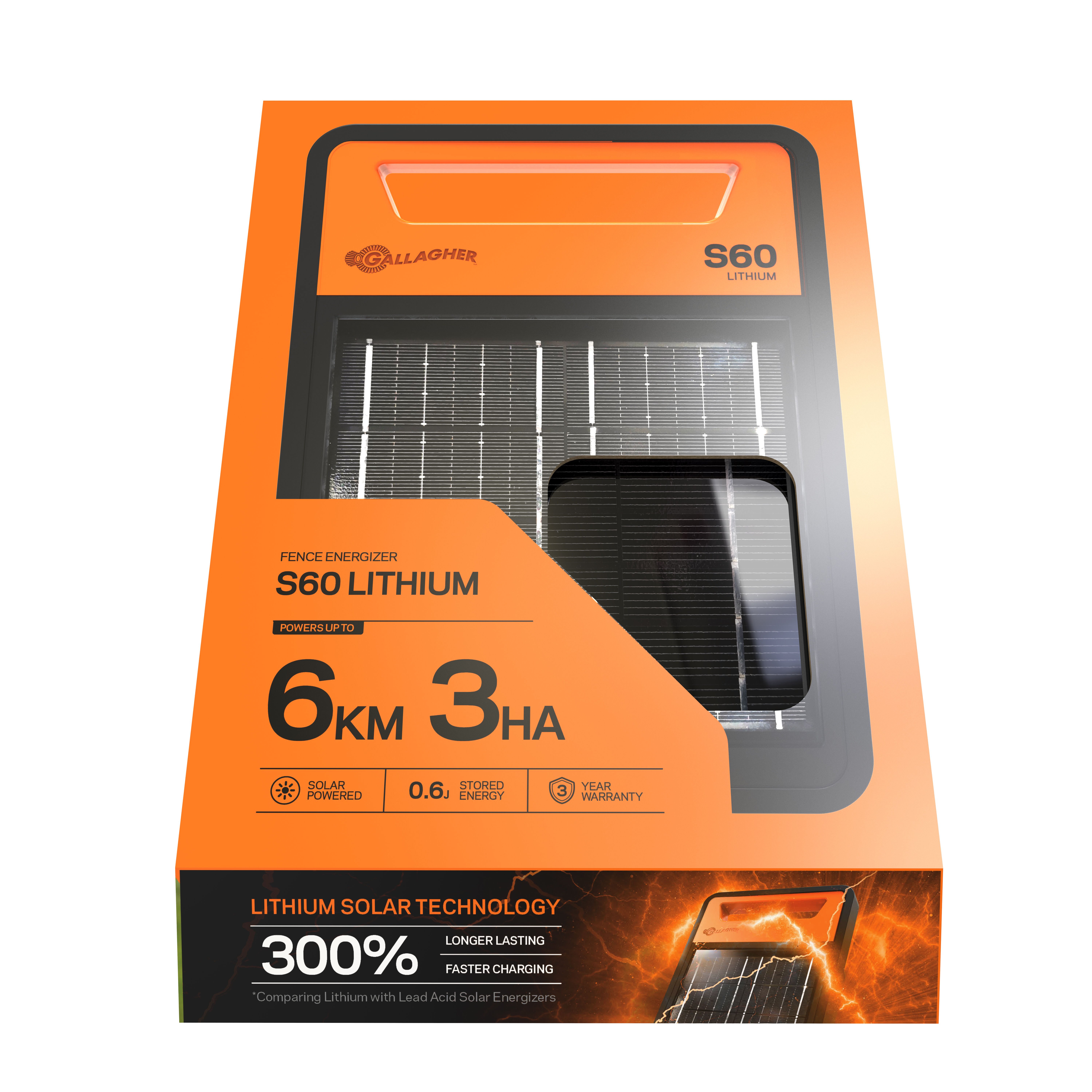 Gallagher - S60Li Solar Schrikdraadapparaat