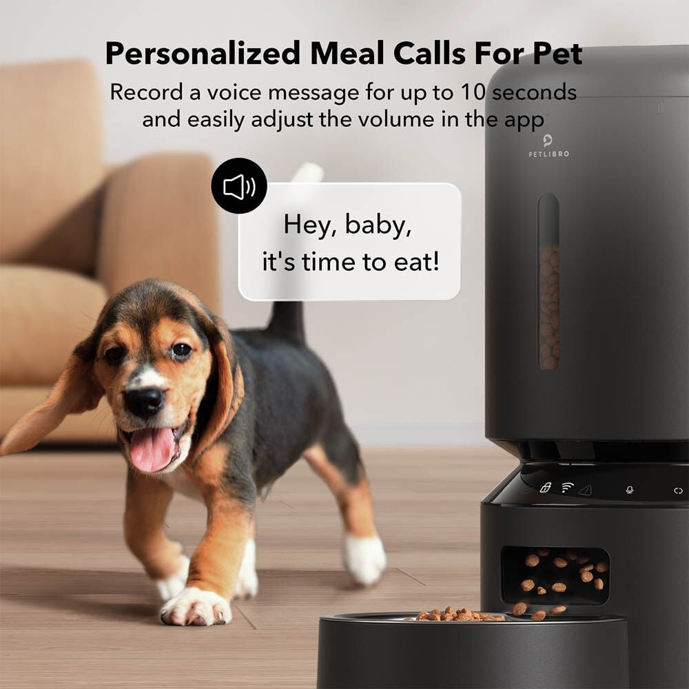 PETLIBRO Granary met wifi - Automatische voerbak - Zwart
