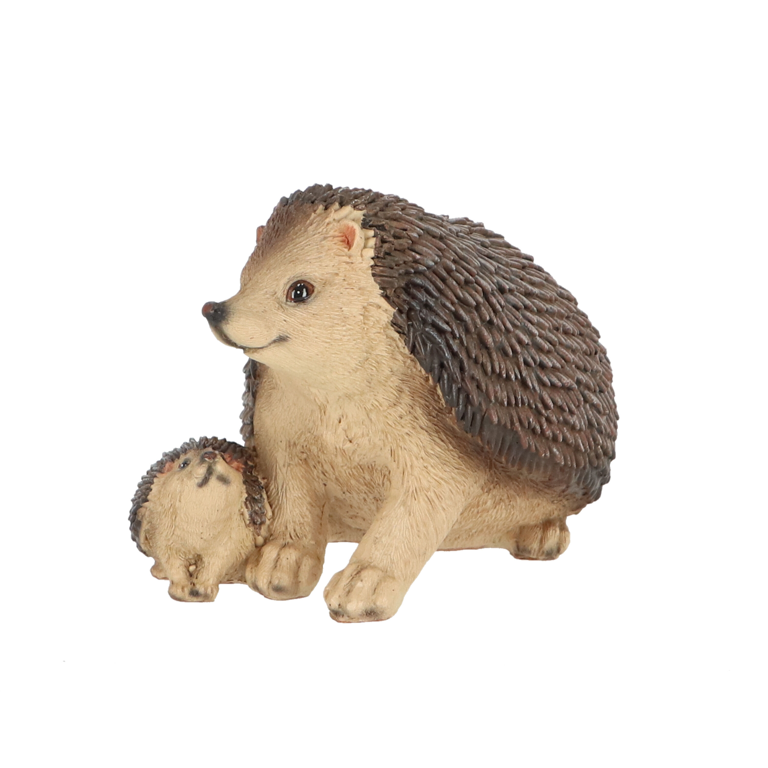 Decoratief Egel met baby - Tuindecoratie - Multi