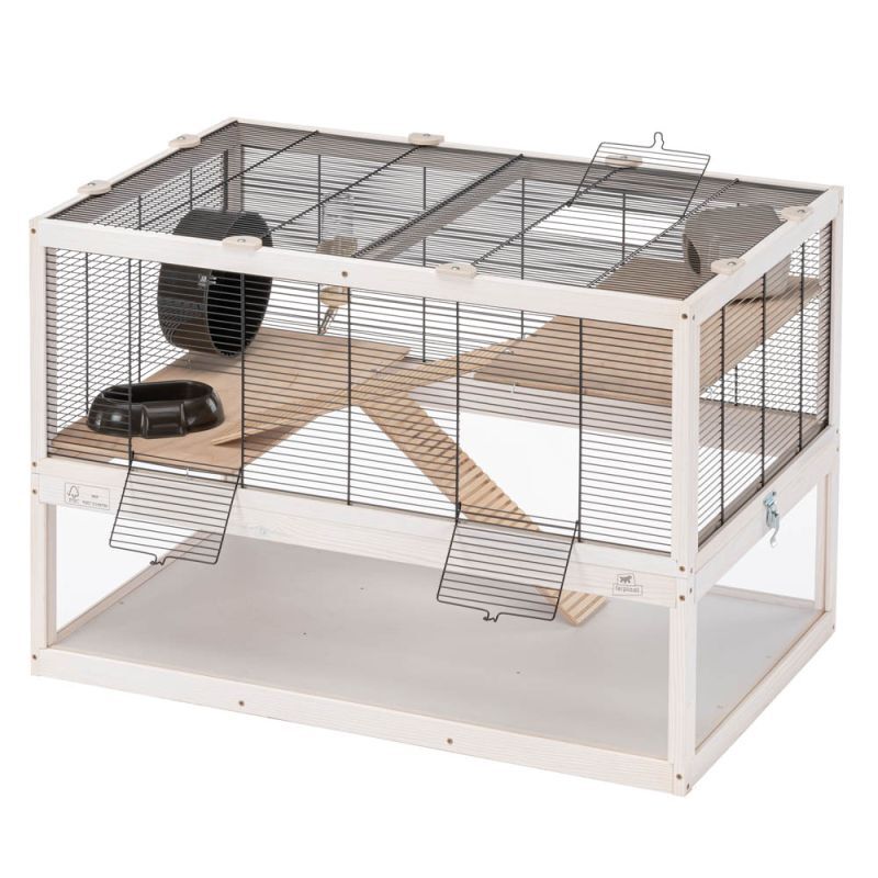 Ferplast Domster 80 - Hamsterkooi - Wit - 50x56x56 cm