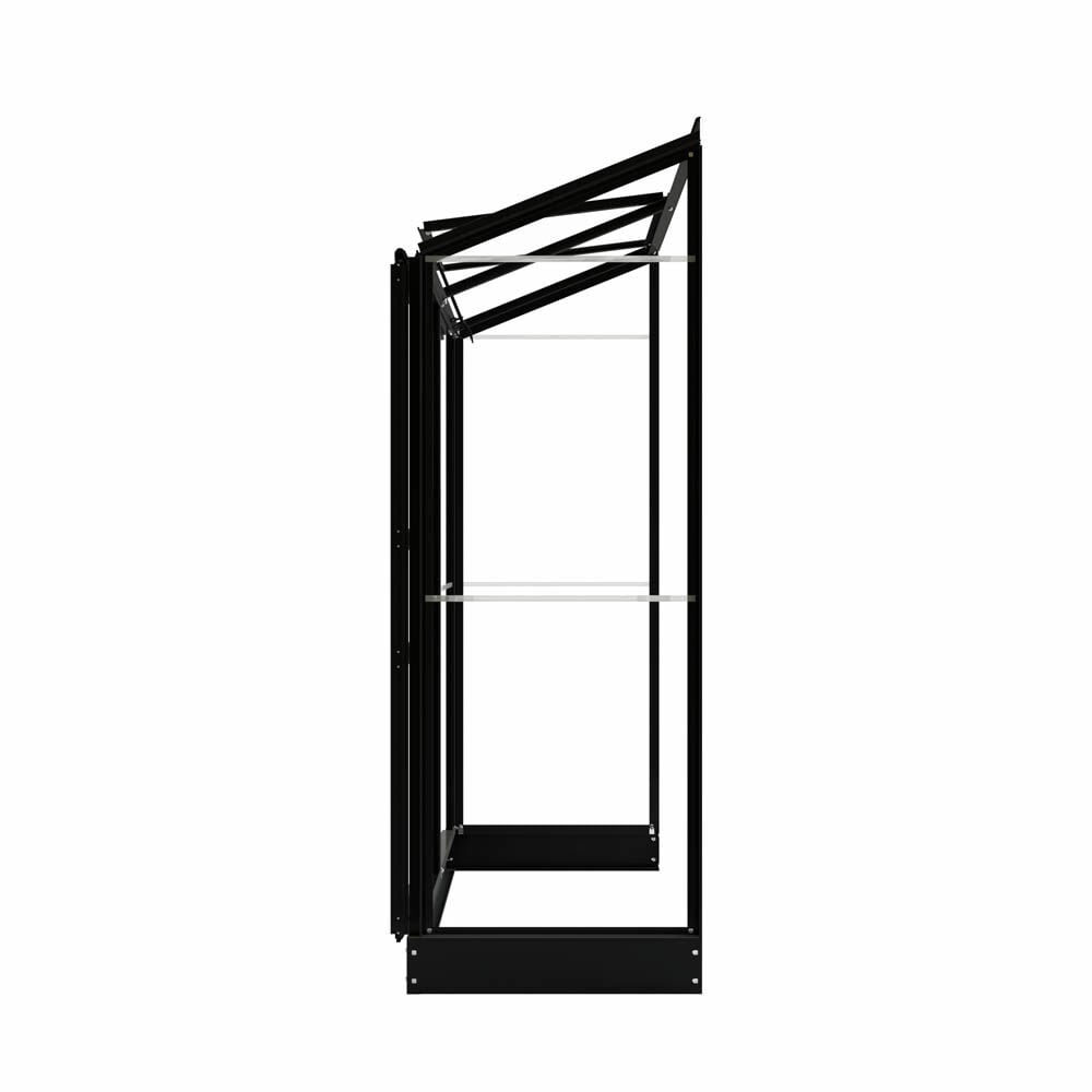 Royal Well Emma I - Muurkas - zwart - 194x132x69 cm - Veiligheidsglas