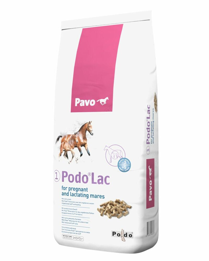 Pavo Podo Lac - Fokkerij - Paardenvoer - 20 Kilogram - Zak Pavo Podo Lac - Fokkerij - Paardenvoer - 20 Kilogram - Zak