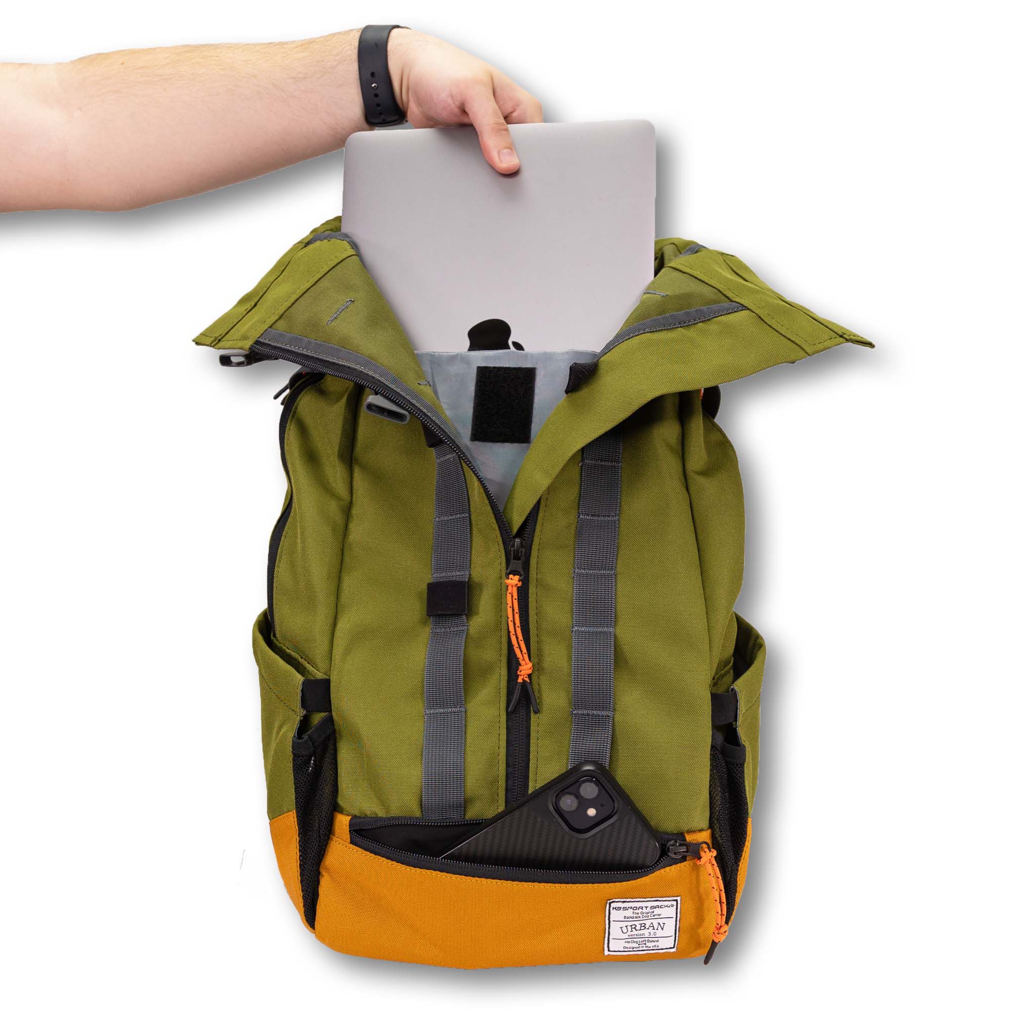 K9 Sport Sack Urban - Hondenrugzak - Groen - xx cm - Medium