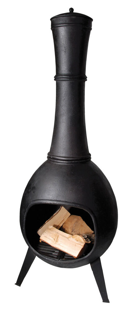 Esschert Fancy Flames Large - Tuinhaard - Rond - Zwart - Gietijzer - L