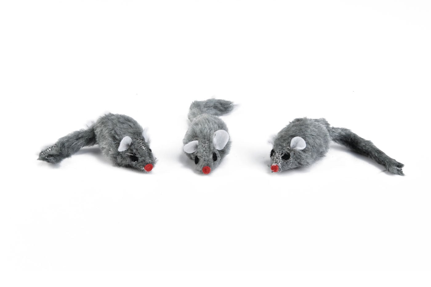 Beeztees Pluche Muisje - Kattenspeeltje - Wit - 5 cm Beeztees Pluche Muisje - Kattenspeeltje - Wit - 5 cm