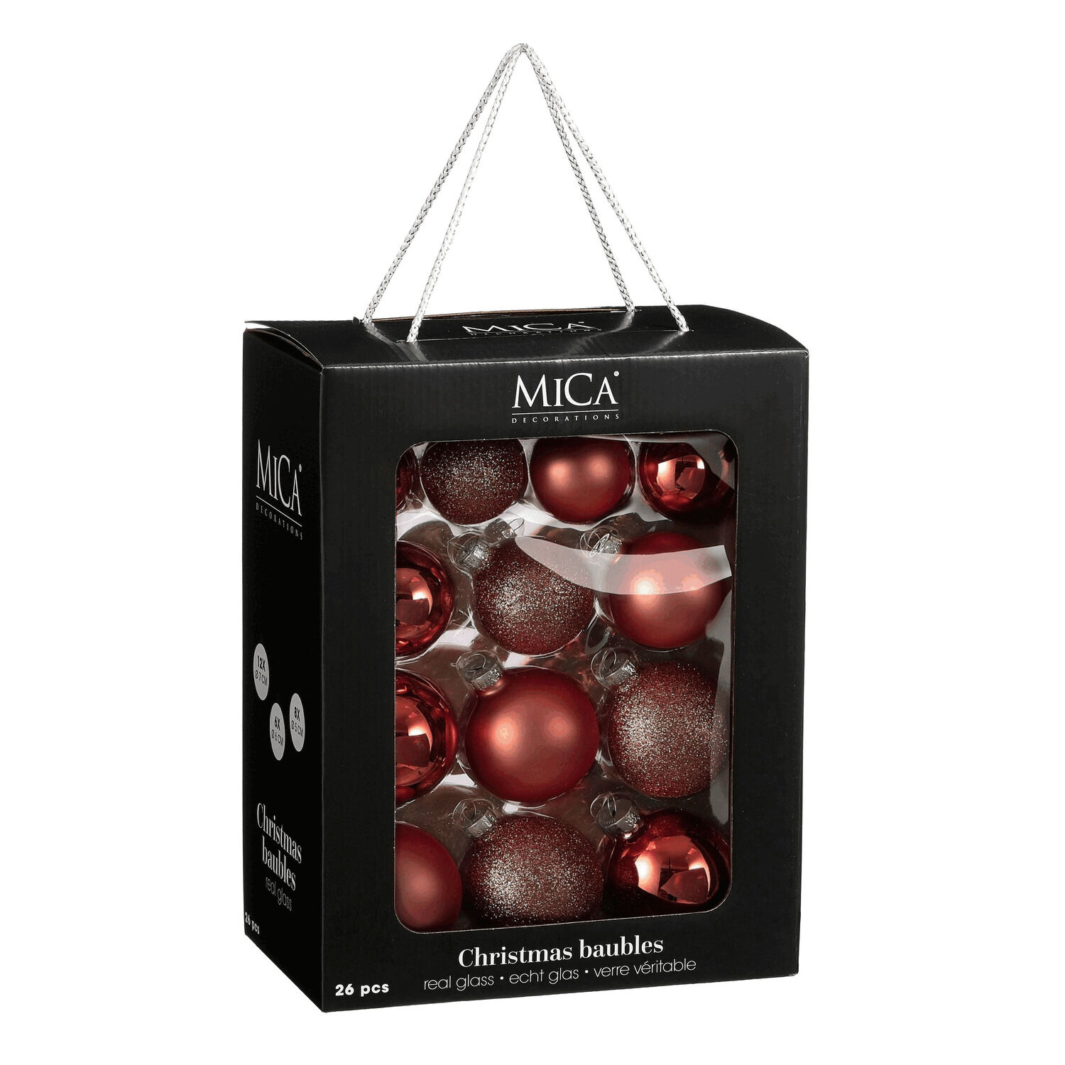 Mica Decorations - Glazen Kerstballen Mica Decorations - Glazen Kerstballen