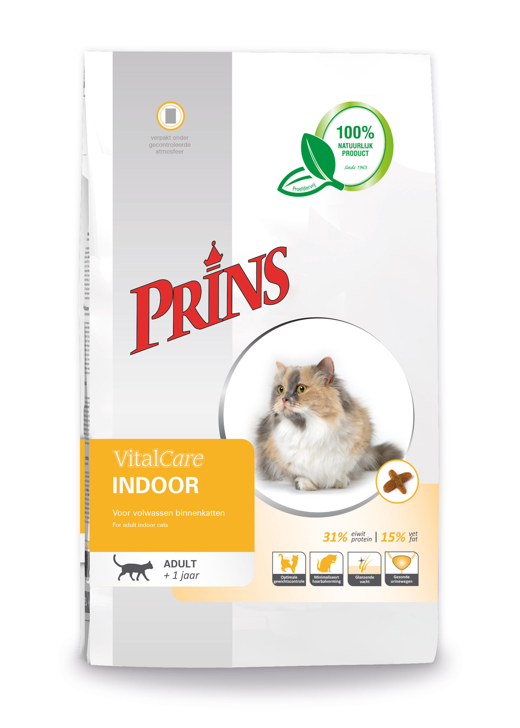 Prins VitalCare - Indoor - Kattenvoer - 1.5 Kilogram - gevogelte