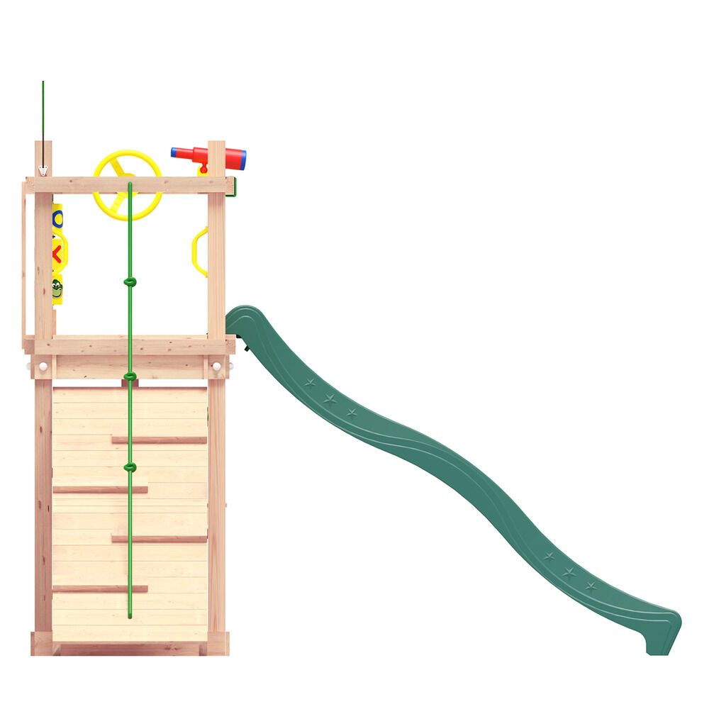 Jungle Gym Sauda Grenen - Speeltoestel - Donker groen - Grenenhout