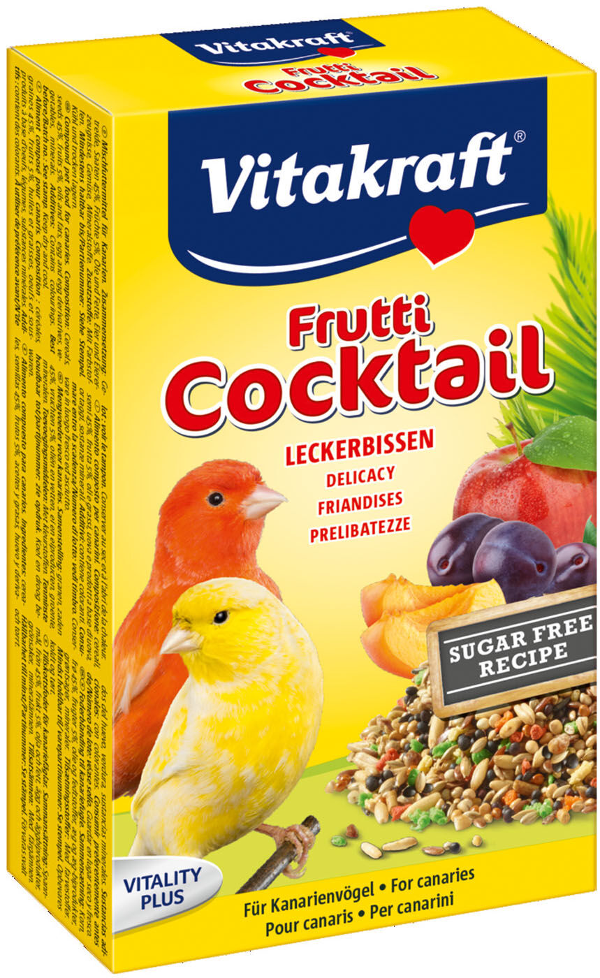 Vitakraft Fruitcocktail Kanarie - 200 Gram - Bijvoeding opgroei en mengelingen