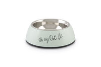 Beeztees Oh My Cat - Voerbak - Mint - 5x14x14.4 cm