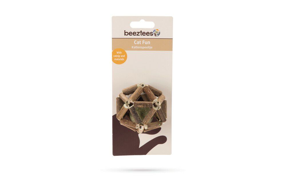 Beeztees Catnip Bal  met Matatabi - Kattenspeeltje