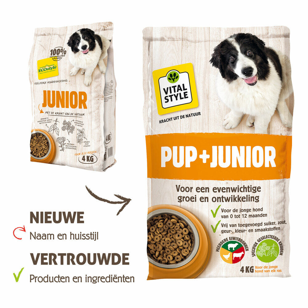 VITALstyle Junior - Hondenvoer - 4 Kilogram