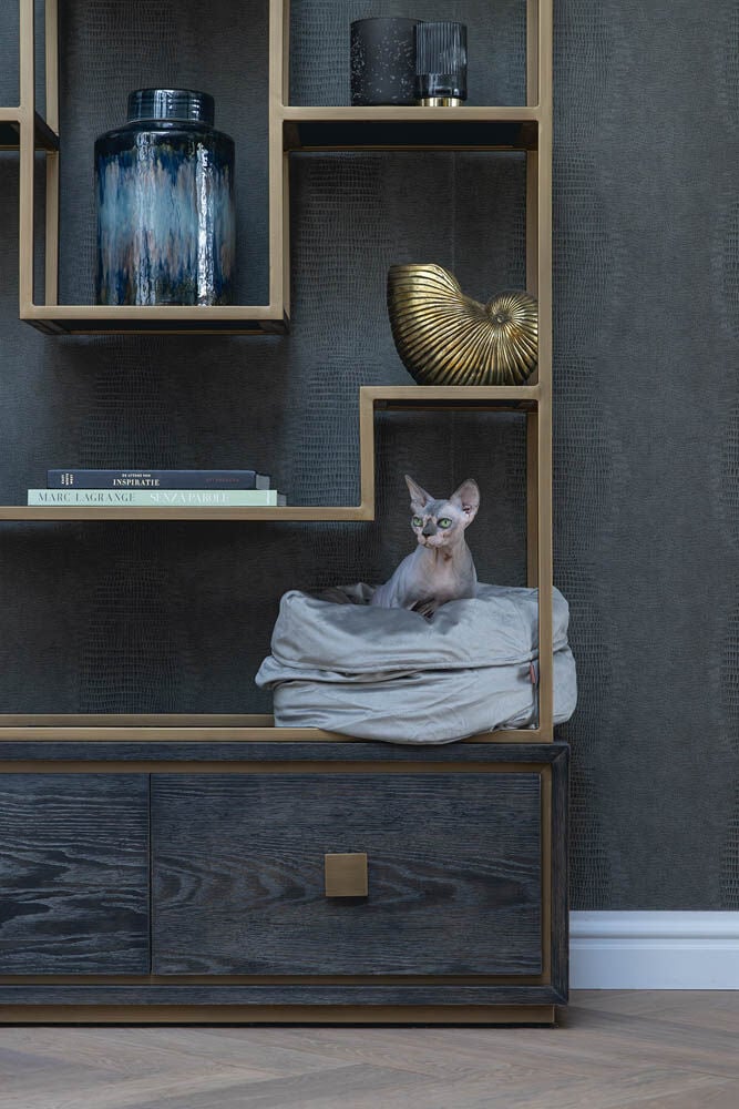 Designed by Lotte Fluco - Kattenmand - Grijs - 28x45x45 cm