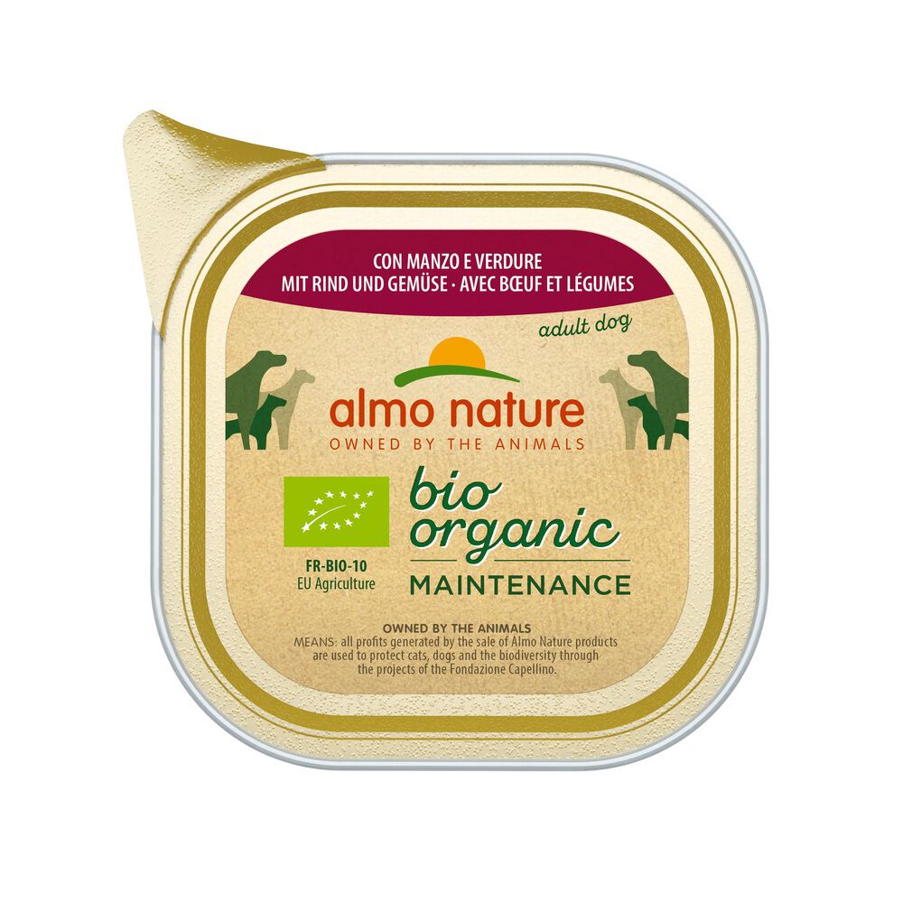 Almo Nature Adult Bio Organic Maintenance - Hondenvoer - 100 Gram - rund Almo Nature Adult Bio Organic Maintenance - Hondenvoer - 100 Gram - rund