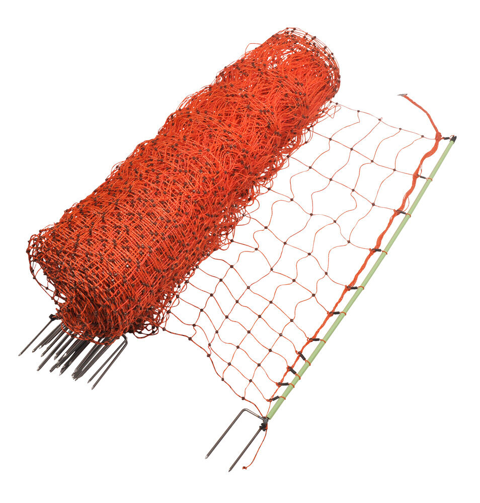 Gallagher Kippennet Dubbele Pen - Afrasteringsnetten - 22.5 cm - Oranje - 134 cm