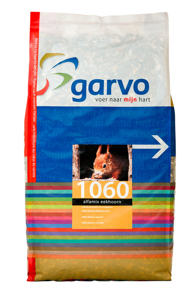 Garvo Alfamix Eekhoorn - Eekhoornvoer - 11 Kilogram Garvo Alfamix Eekhoorn - Eekhoornvoer - 11 Kilogram