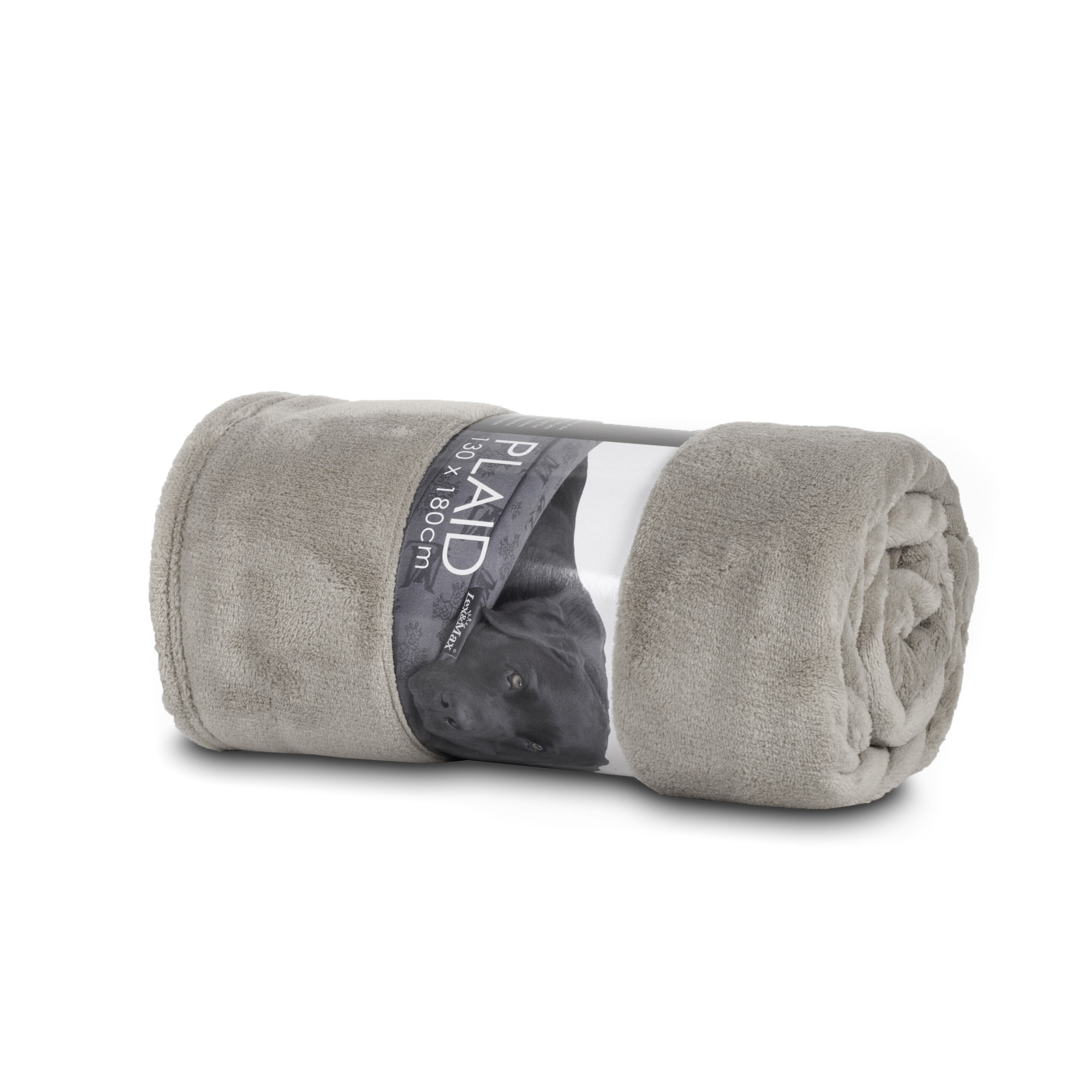 Lex & Max Fleeceplaid - Hondendeken - Zand - 1x180x130 cm