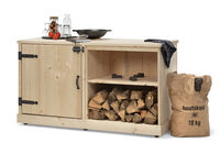 Volente Pepijn - Buitenkeuken - Bruin - 1x156x62 cm