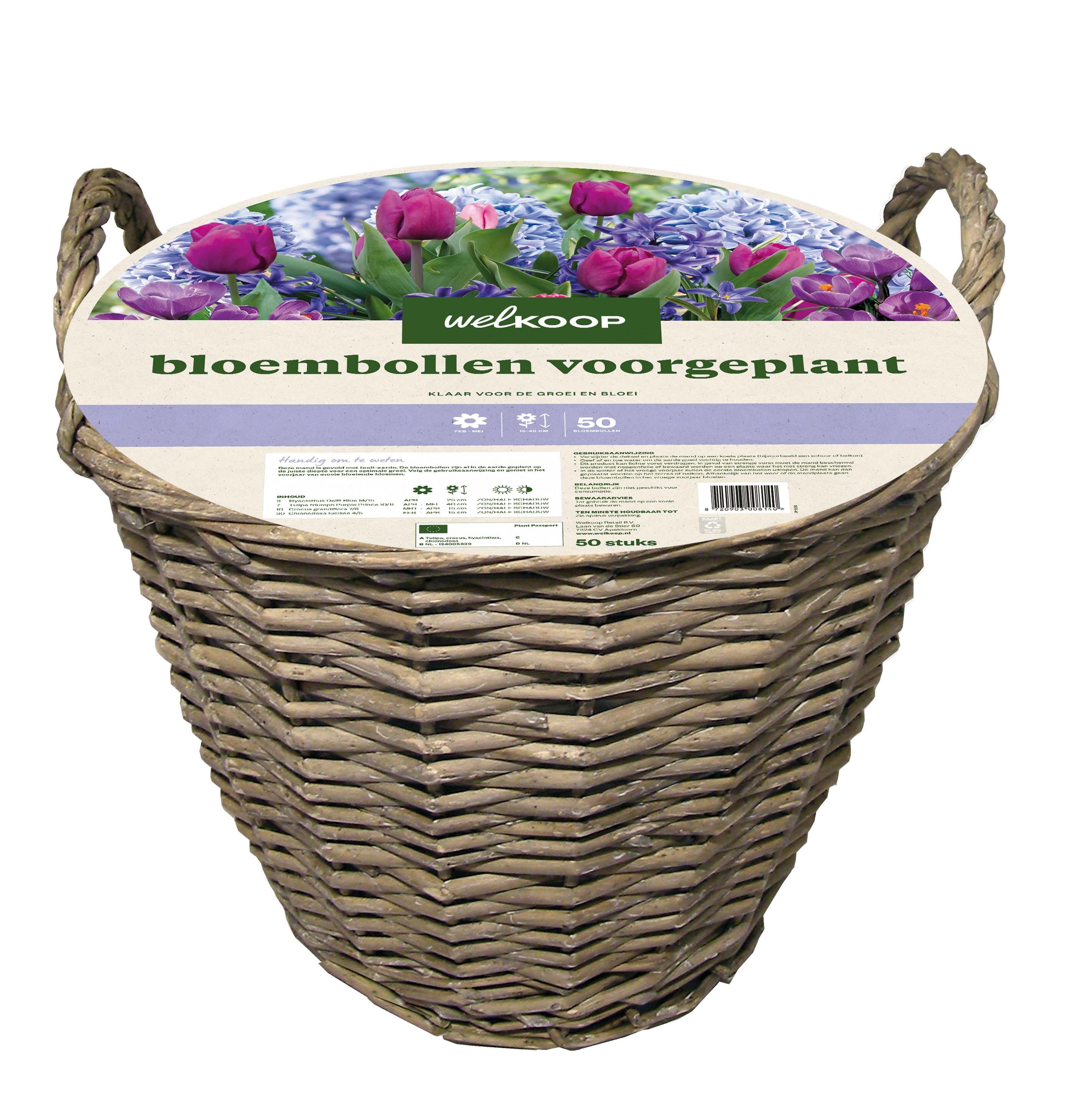 Welkoop Bloembollen mix - in Mand