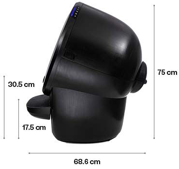 Whisker Litter-Robot 4 - Automatische kattenbak - Zwart - 75x56x1 cm