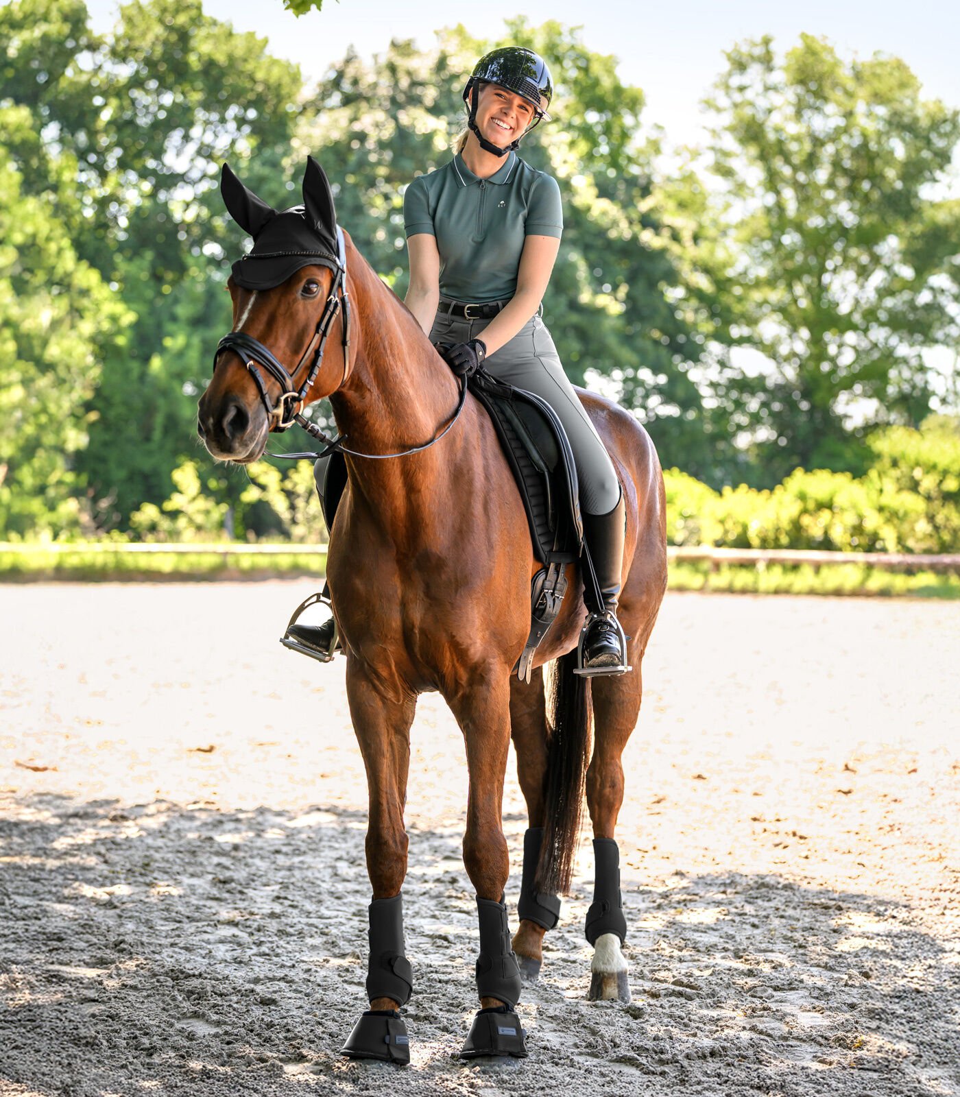 Waldhausen Trinidad- Zadeldek - Zwart - Full