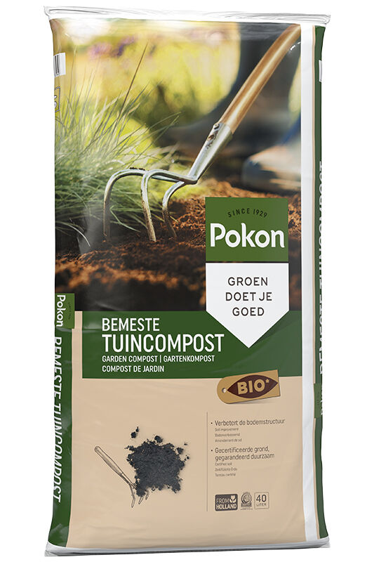 Pokon Bio bemeste tuincompost - Tuingrond