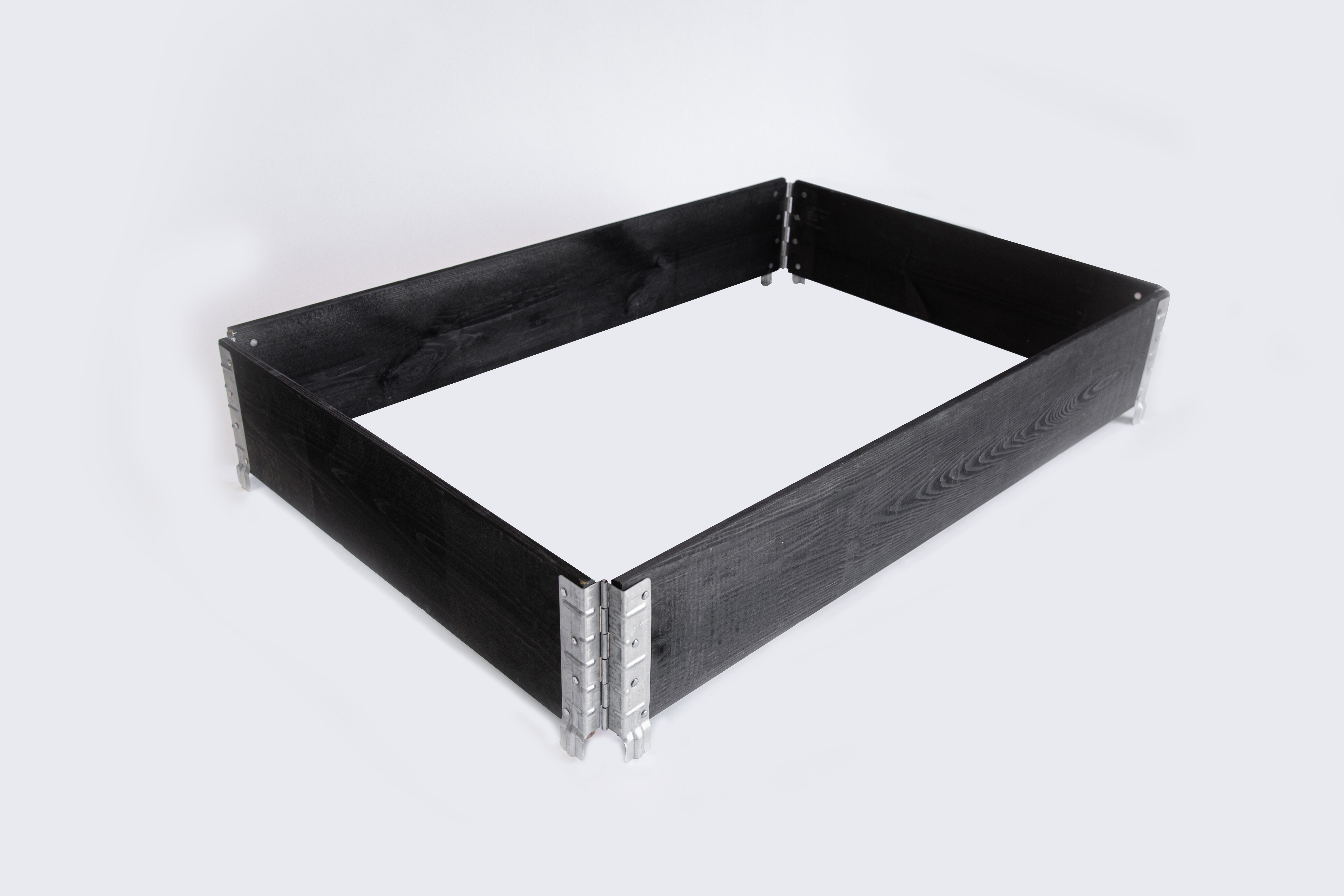 Upyard - Moestuinbak - Zwart|Hout - 19.5x120x80 cm