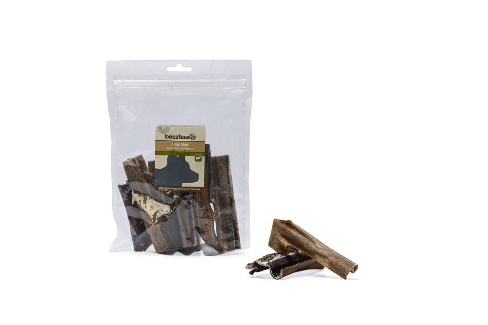 Beeztees Hertenhuid - Hondensnack - 200 Gram - Hert