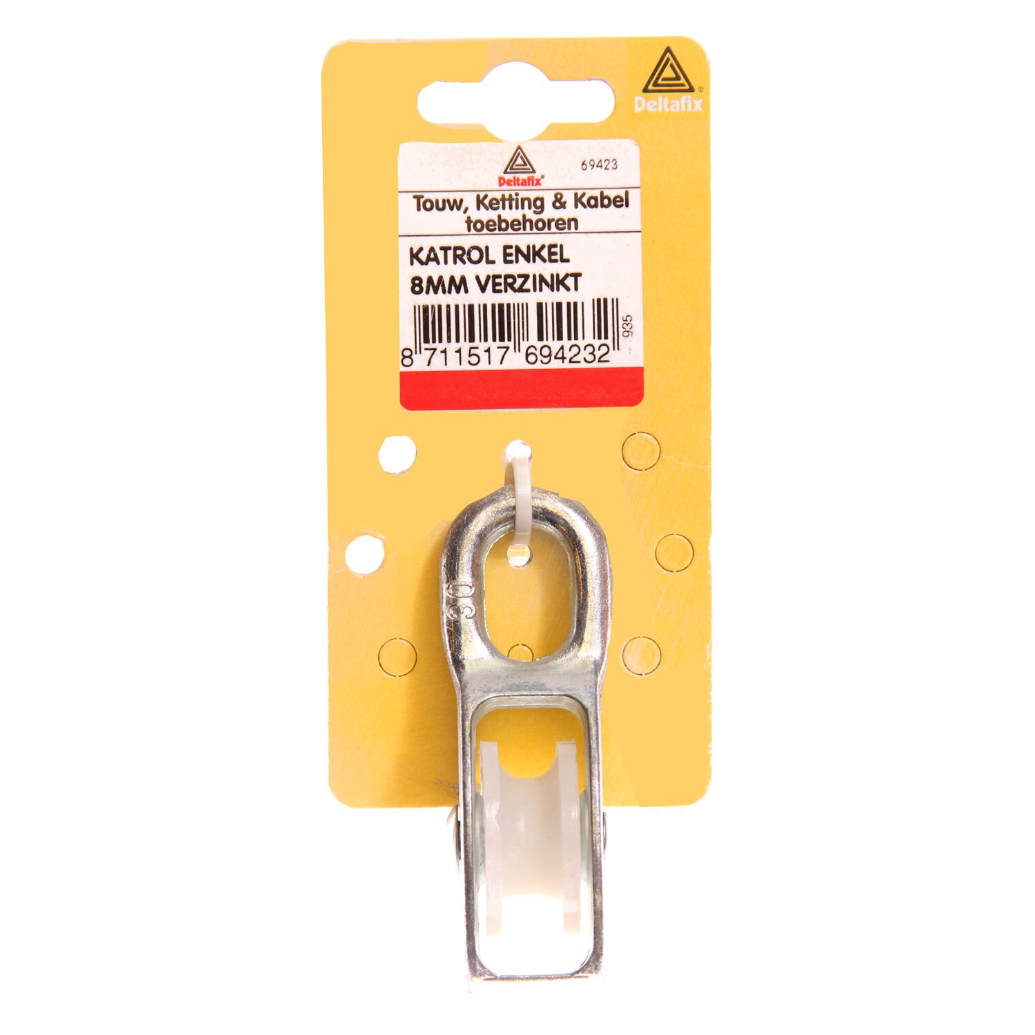 Deltafix enkel 8mm- Hijskatrol