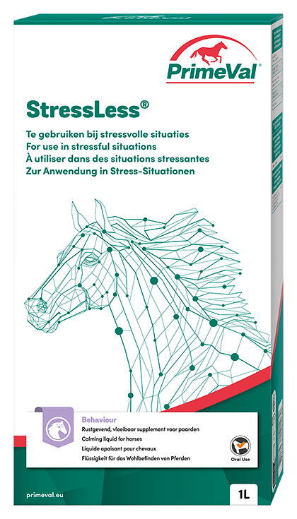 Primeval Stressless Liquid - Kalmeringssupplement - Paard