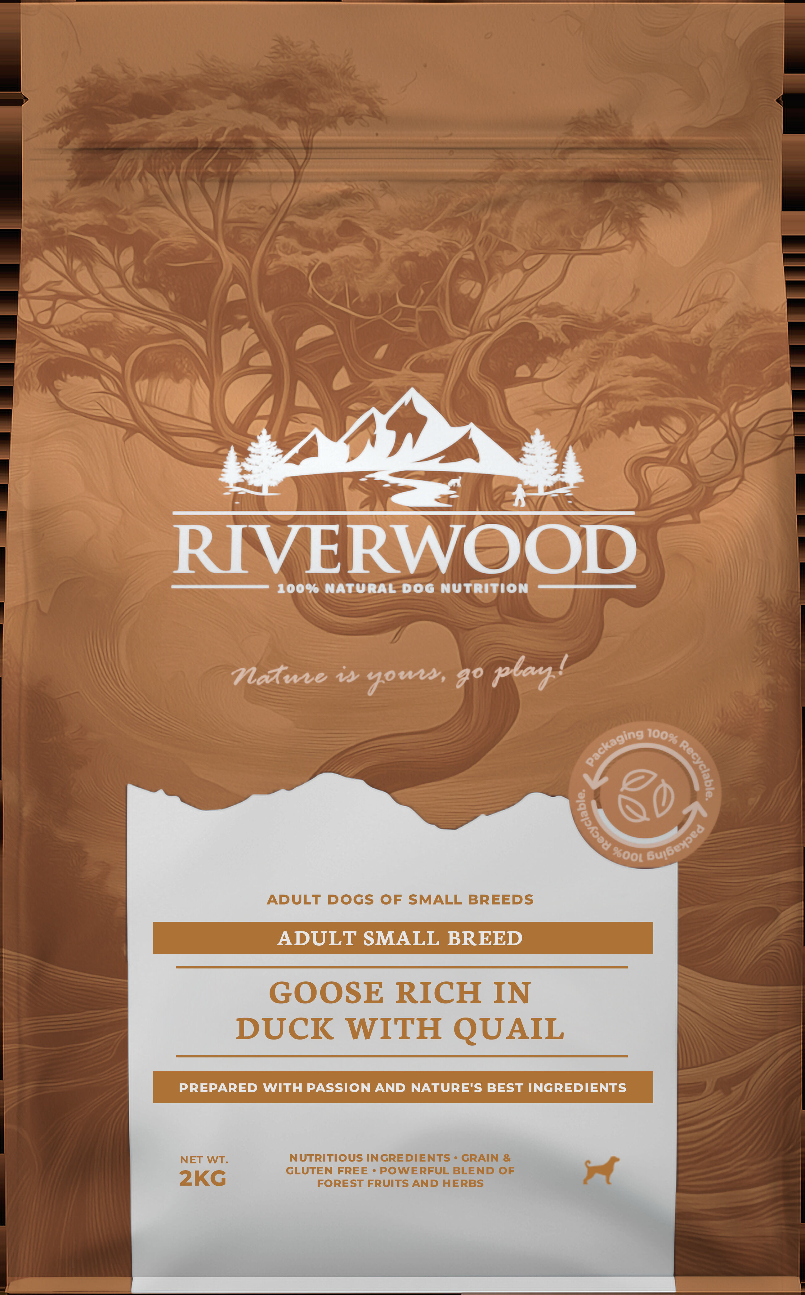 Riverwood Adult Small Breed - Hondenv - 2 Kilogram Riverwood Adult Small Breed - Hondenv - 2 Kilogram