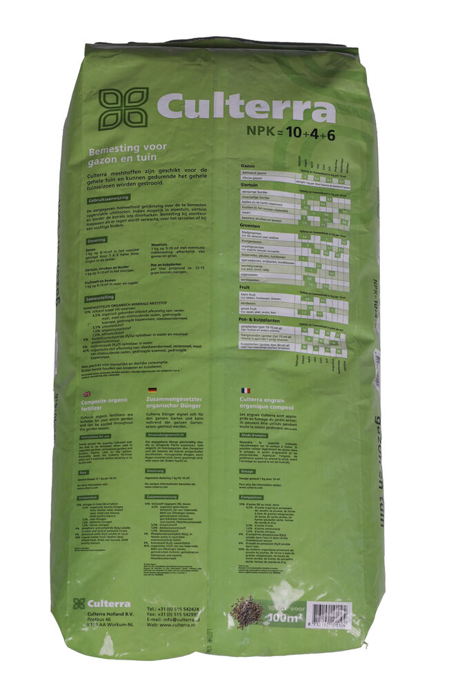 Culterra Meststof - 100 m2 - 10 Kilogram