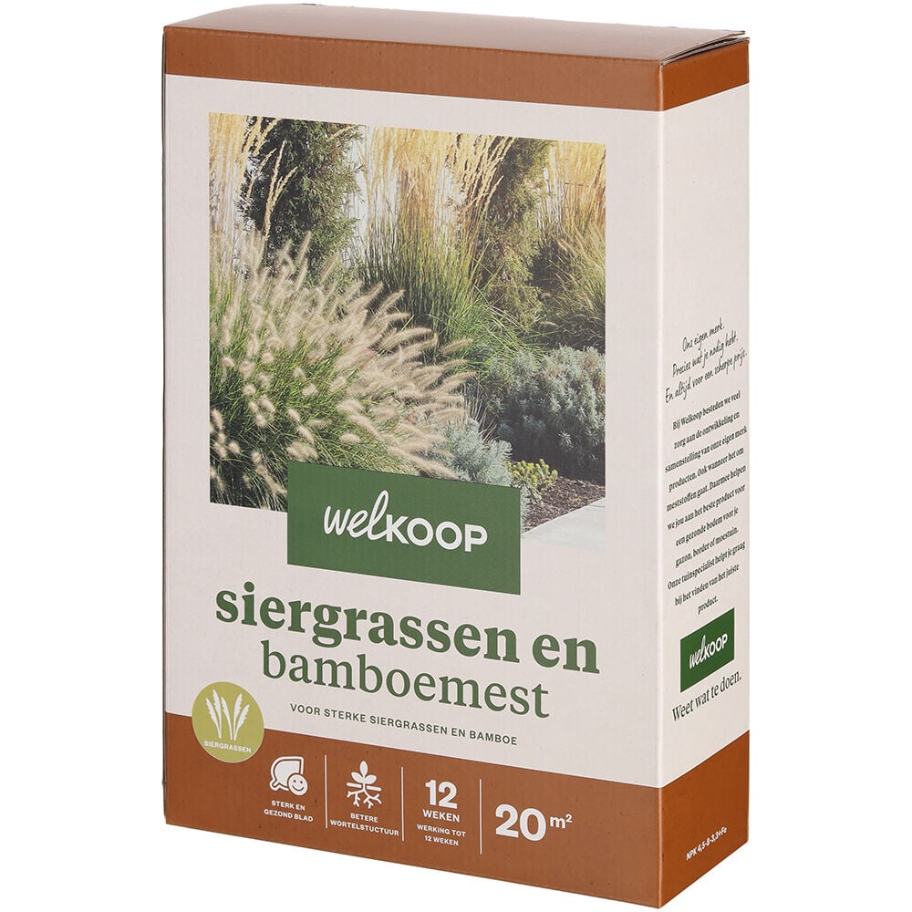 Welkoop - Siergrassen- en Bamboemest - 20 m2 - 2 Kilogram
