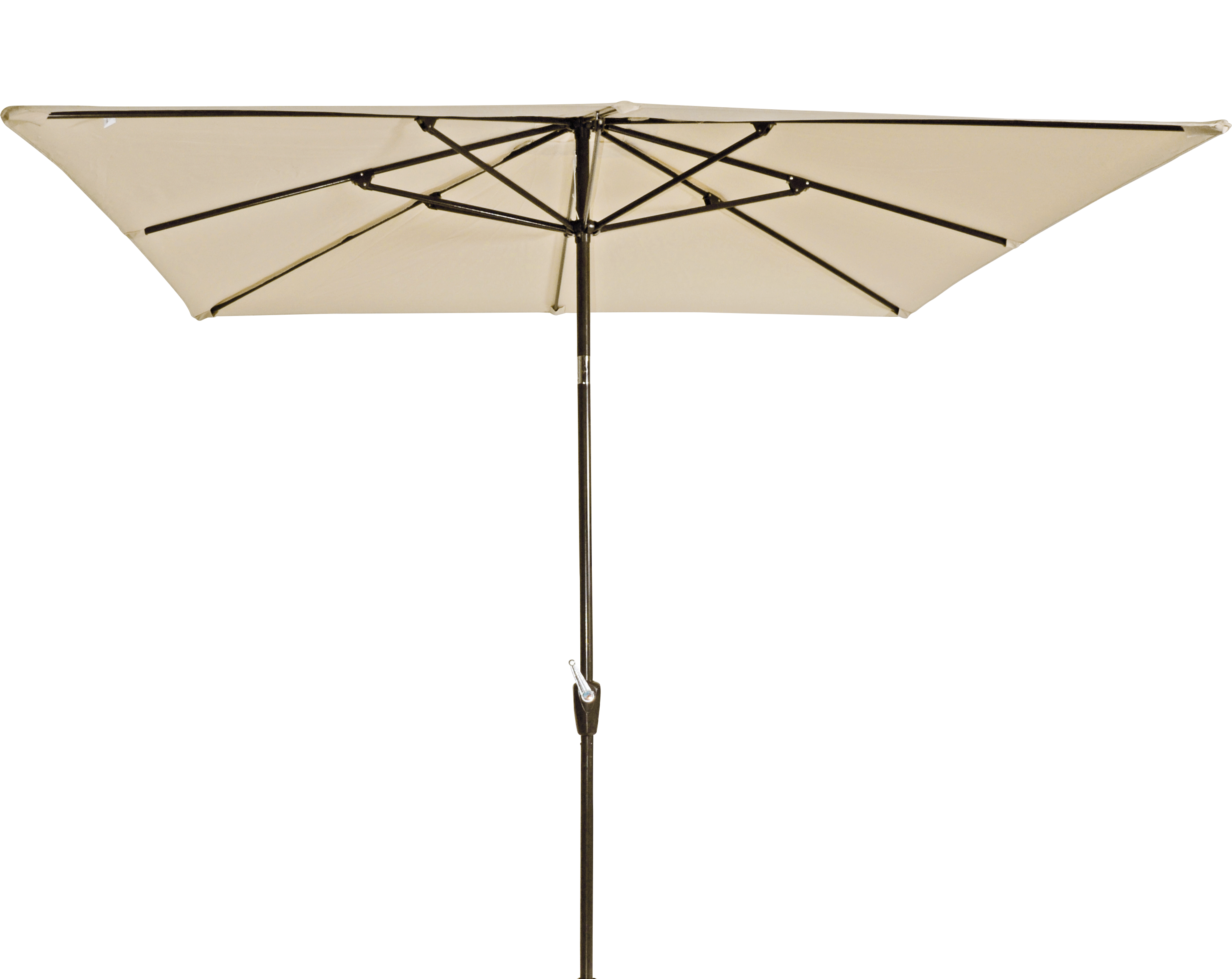 Lesli Living Libra Stokparasol - Parasol - Ecru - 6x250x250 cm Lesli Living Libra Stokparasol - Parasol - Ecru - 6x250x250 cm