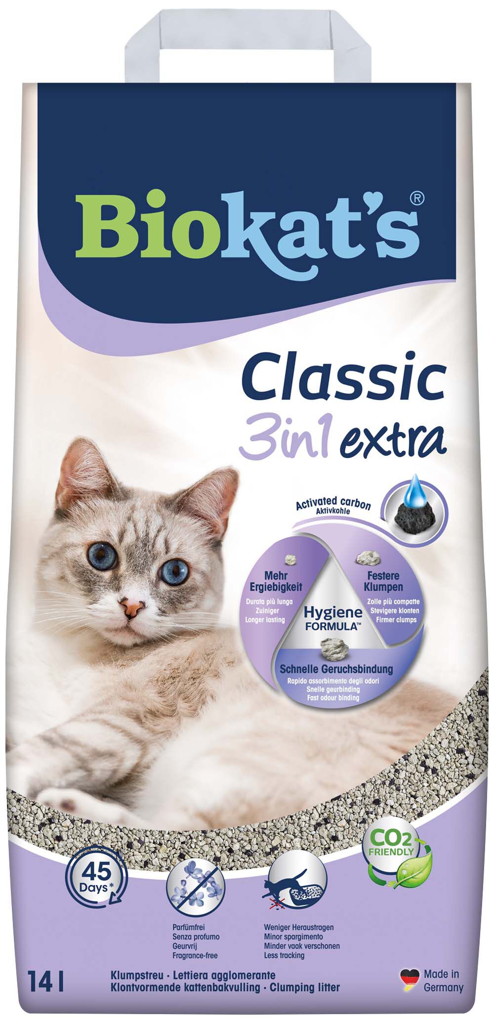 Biokat's Classic 3in1 Extra - Kattenbakvulling - 14 Liter