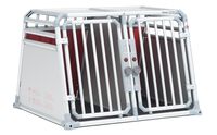 4Pets Pro 22 - Autobench - voor 2 Honden - chroom - 66x96596.5x93.5 cm - L