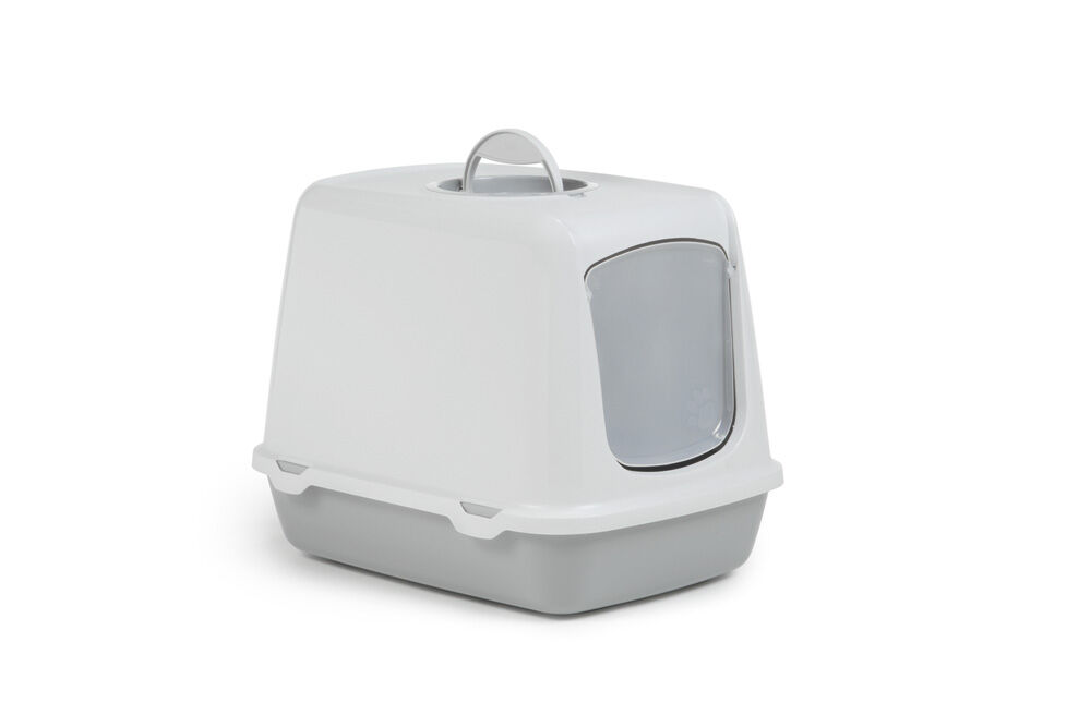 Savic Oscar - Kattentoilet - Grijs Wit - 39x37x50 cm
