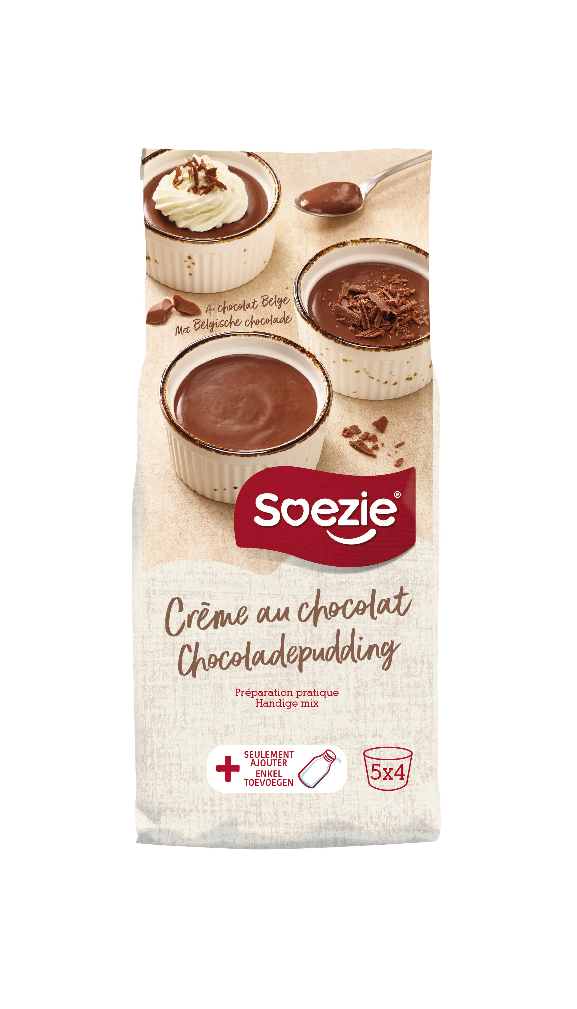 Soezie Chocoladepudding - Gebak en dessert