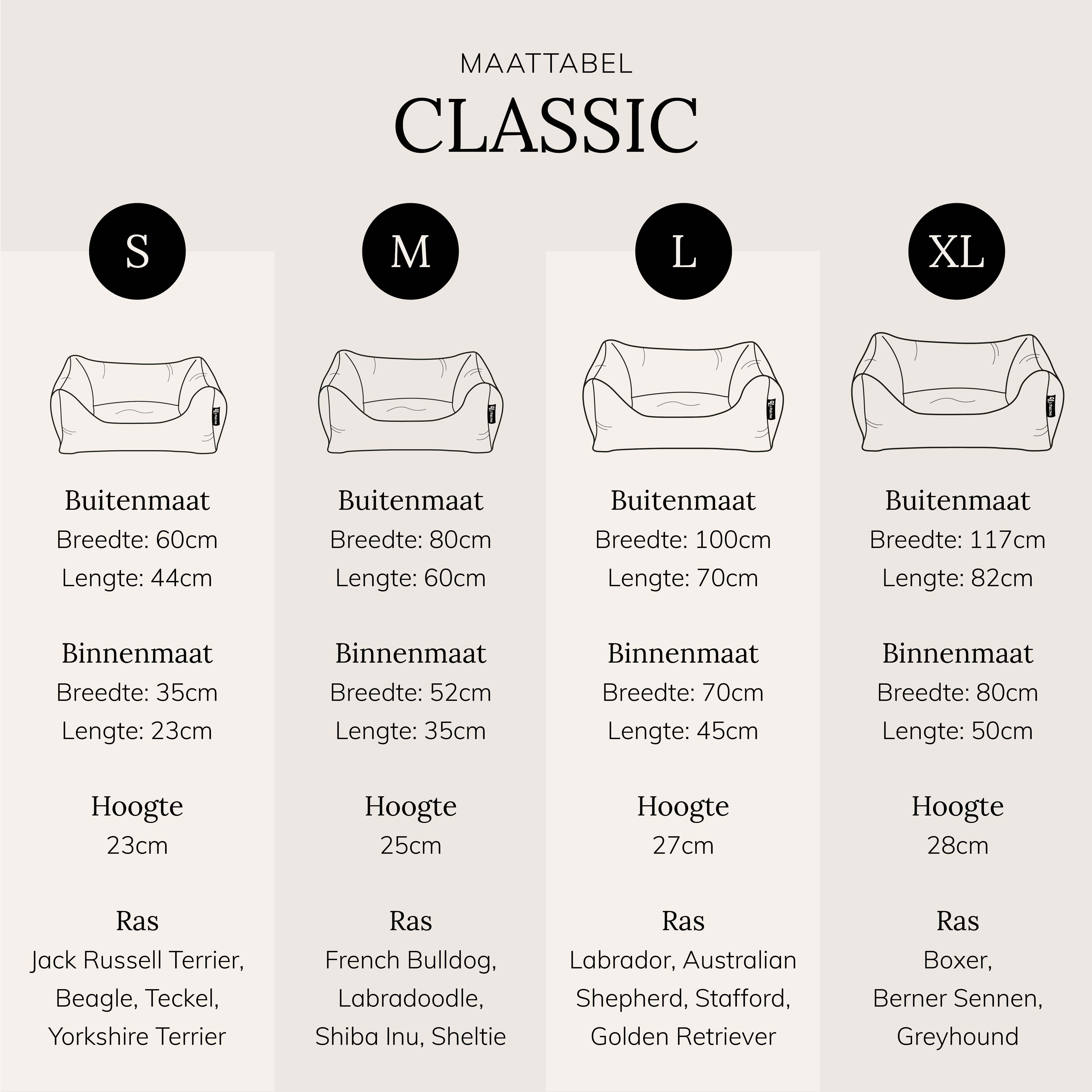 District 70 Classic - Hondenmand - grijs - 27x70x100 cm - S