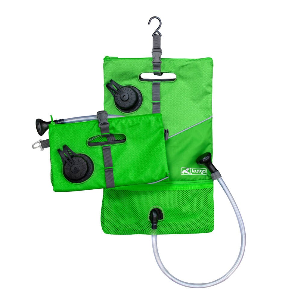 Kurgo Go Shower - Hondendouche - groen