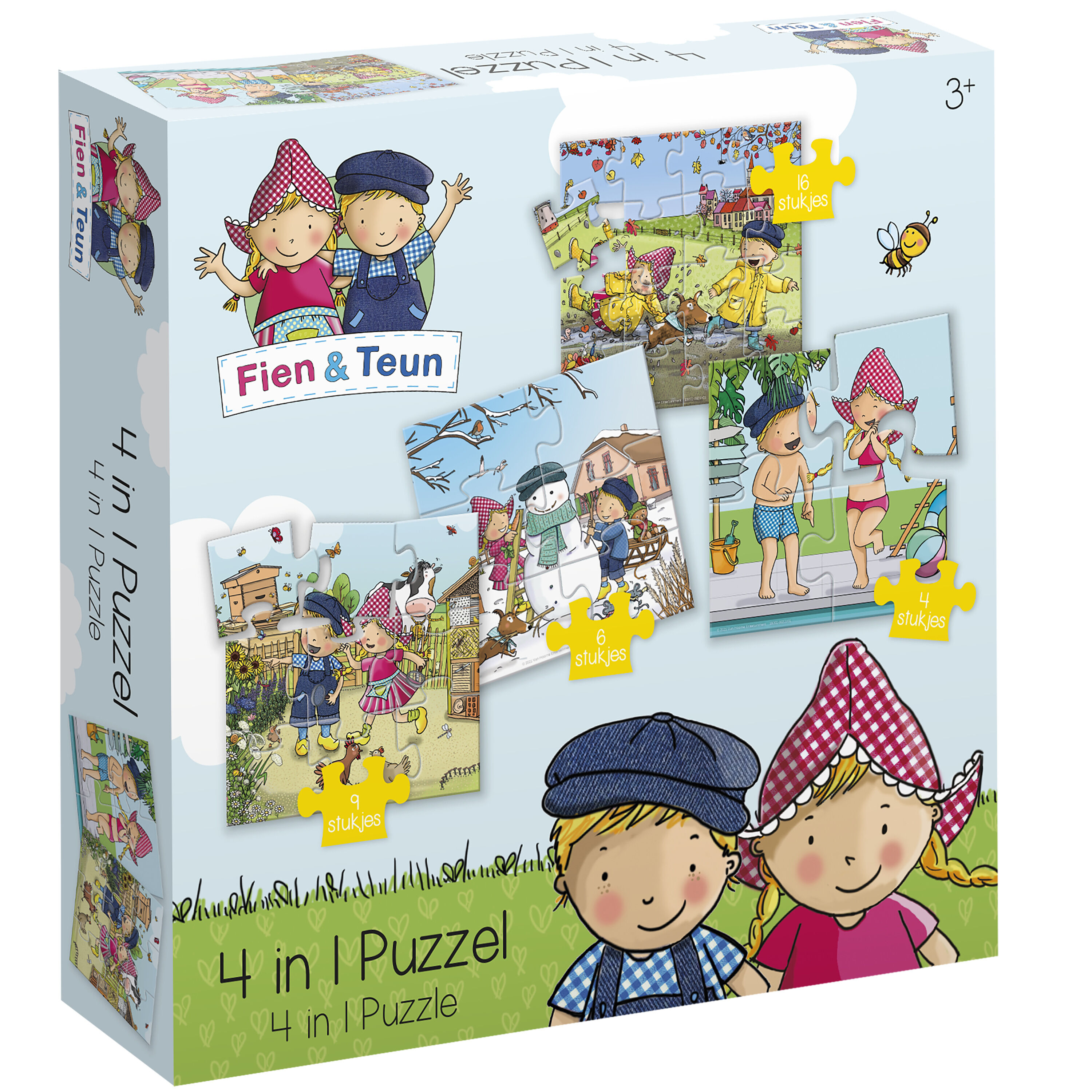 Fien & Teun 4-in-1 - Puzzel