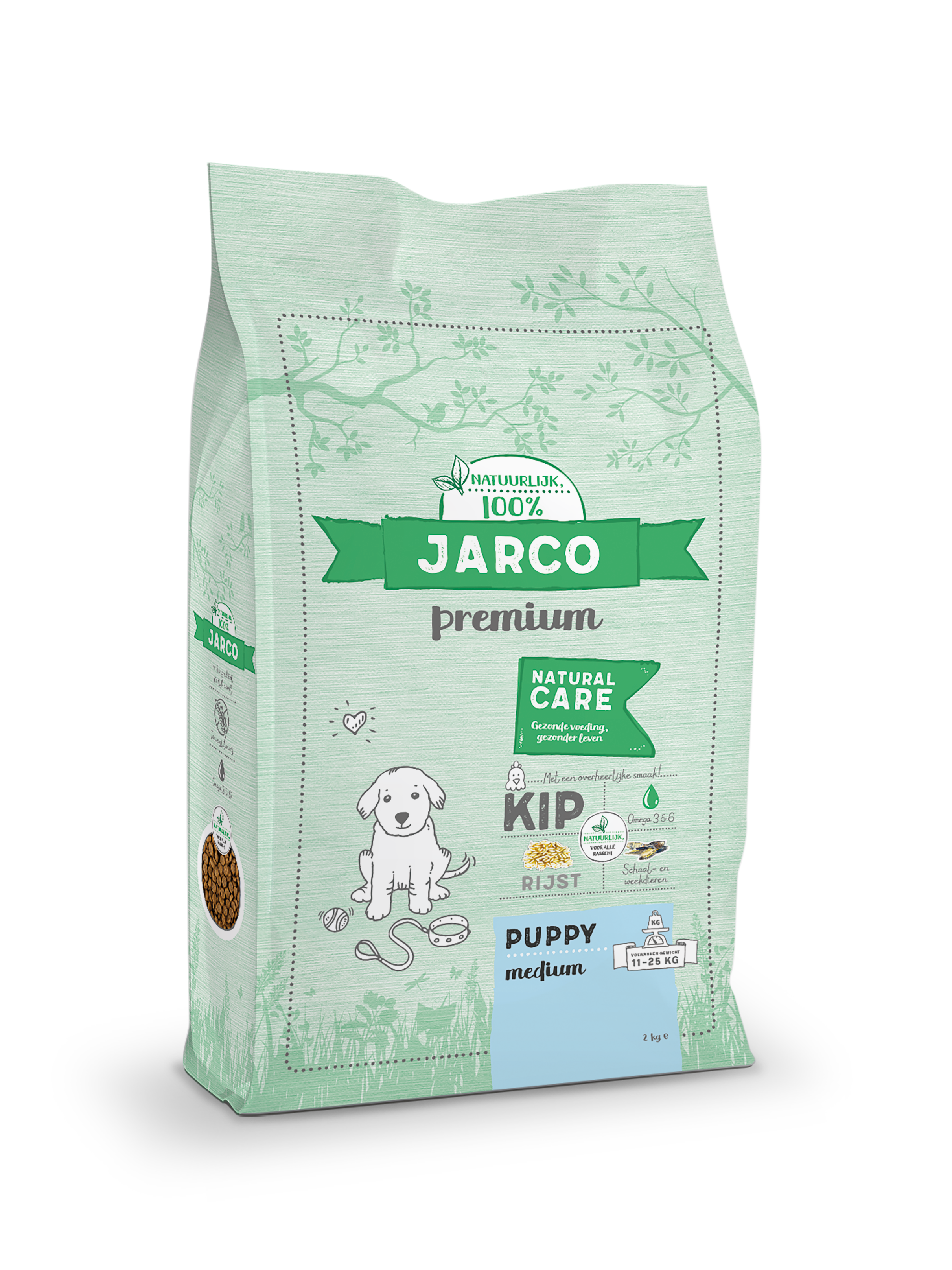 Jarco Dog Medium Pup - Hondenvoer - 2 Kilogram - kip Jarco Dog Medium Pup - Hondenvoer - 2 Kilogram - kip