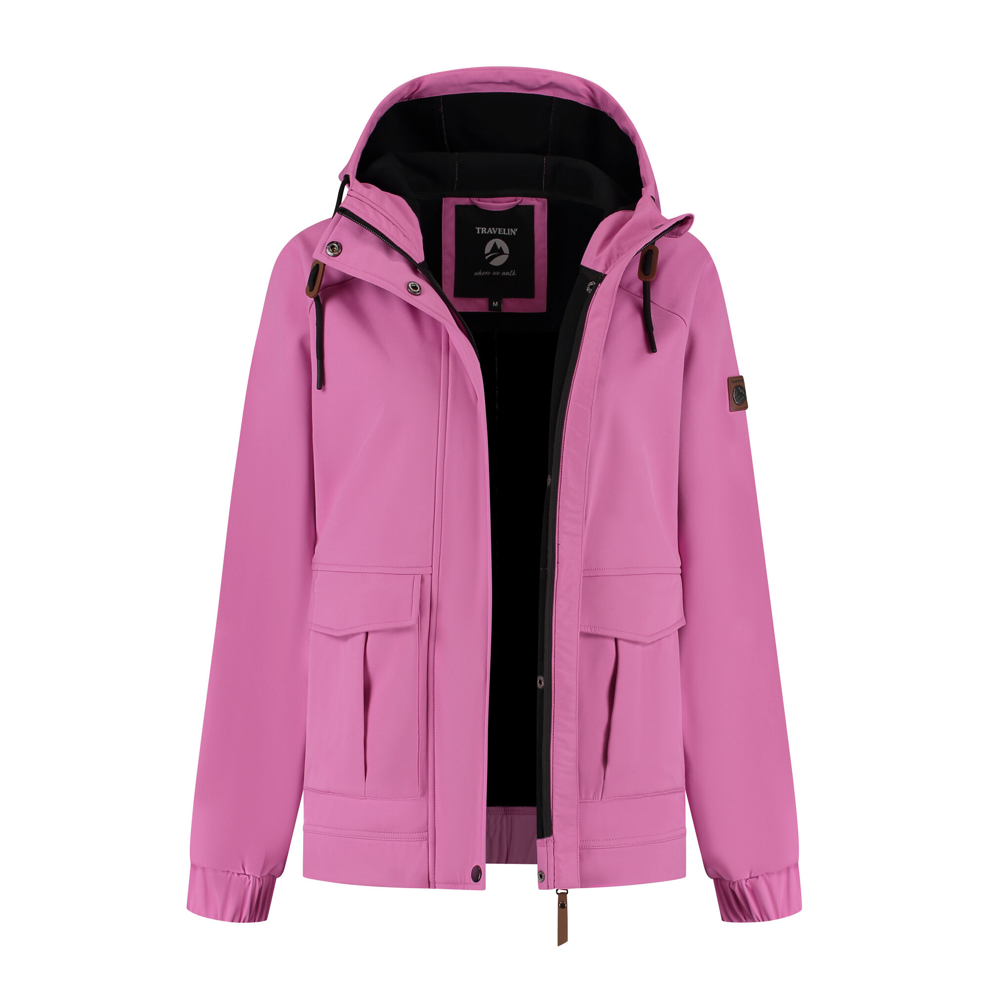 Travelin Kiara - Softshell jas - Roze - S